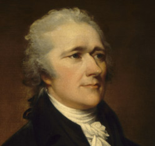 Alexander Hamilton and his plan for creating the Bank of the United States