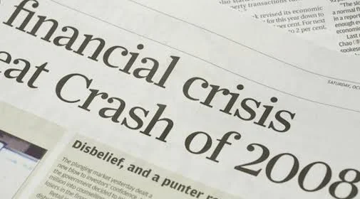 Crisis financiera del 2008.