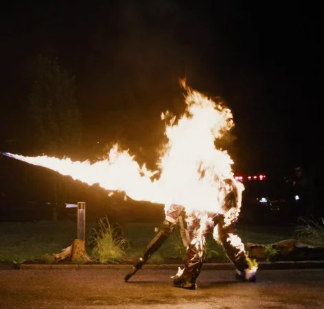 Montag has to burn his own house