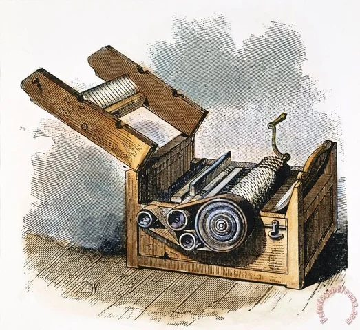 Desmotadora de Algodón por Eli Whitney