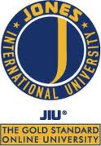 Jones International University provides instruction in five bachelors degree and 24 masters degree programs and was the first fully onine university to be accredited by the Higher Learning Commission.