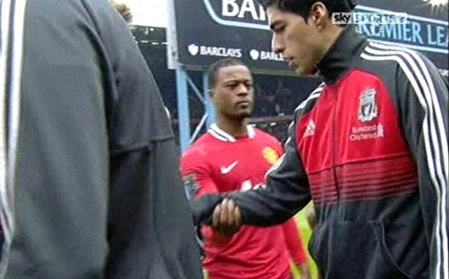 Suarez refuses to shake Eva's hand