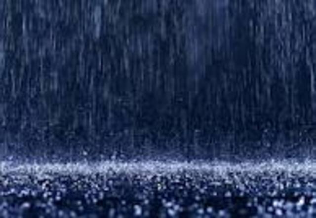 Montag tastes the rain.