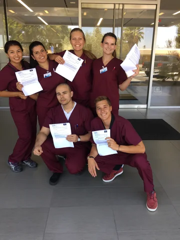 Graduated from my CNA course