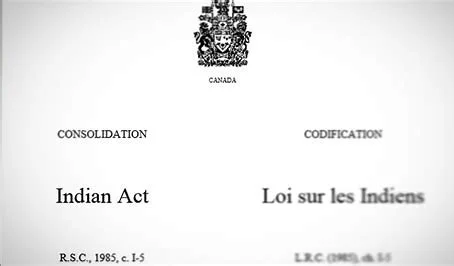 The Indian Act is first created