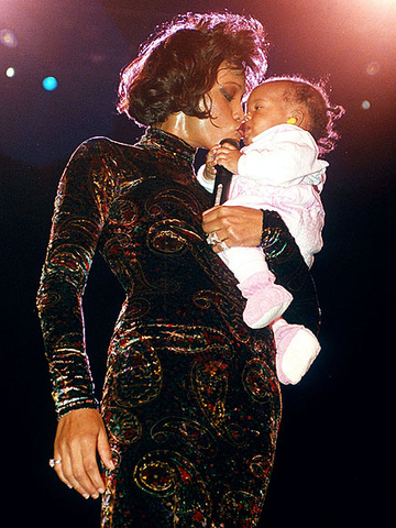 gave birth to her only child