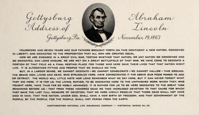 The Gettysburg Address