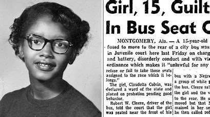 Claudette Colvin is arrested
