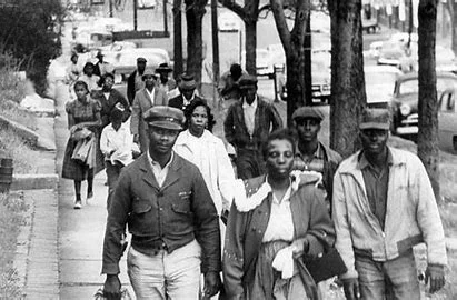 Montgomery Bus Boycott Begins/ Montgomery Improvement Association is formed