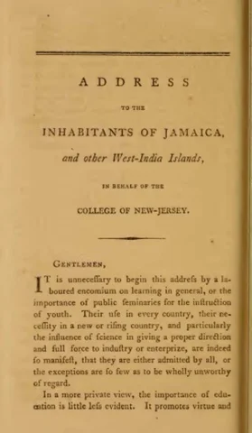 1772: Princeton's Caribbean Campaign
