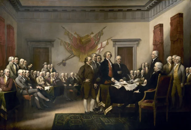 Declaration of Independence signed