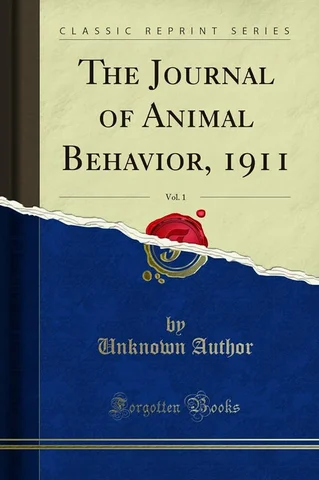 Apareció el Journal of Animal Behavior.