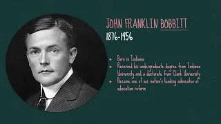 Franklin Bobbit (1918, p. 20)