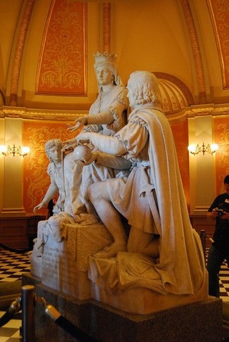 Asks Queen for money