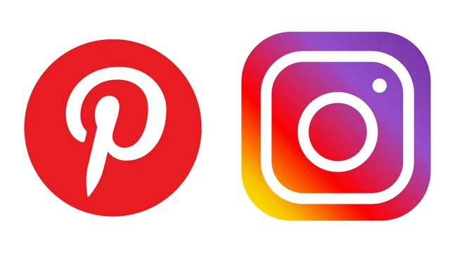 Pinterest and Instagram
