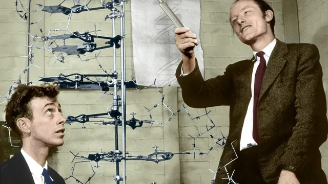 James Watson y Francis Crick