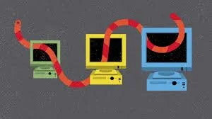 When was the first worm created and what was the name?