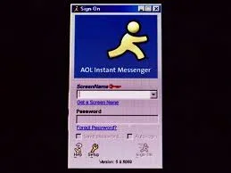 When does AOL launch instant messenger?