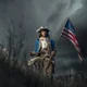 American revolution scaled