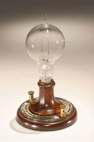 The Invention of the electric light