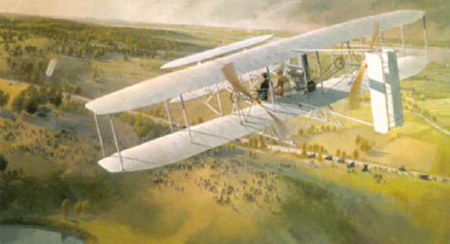 Amelia rode her first airplane.