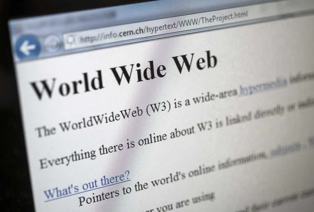 La primera pagina web