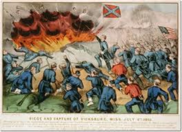 July 4, 1863 – The siege of Vicksburg