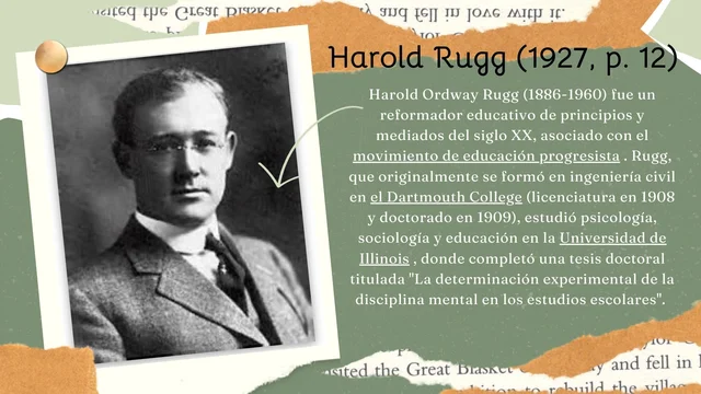 Harold Rugg (1927, p. 12)