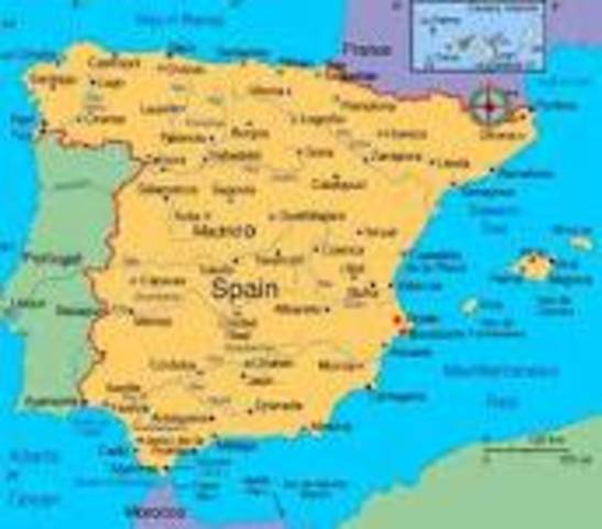 Spainsih empire is ended