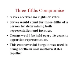 3/5 Compromise