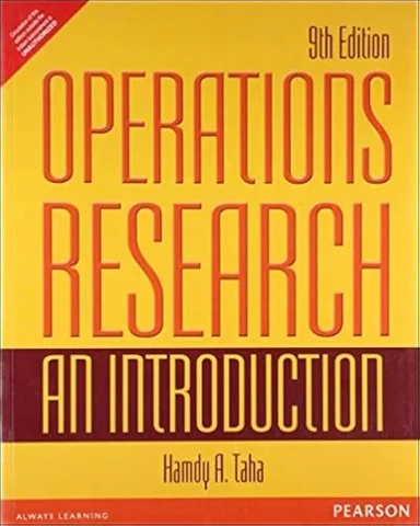 "Operations Research: An Introduction" Taha H