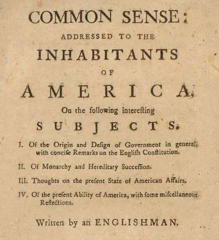 Thomas Paine's Common Sense published