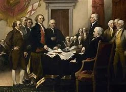 The declaration of Independence