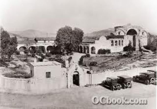 Mission San Juan Capistrano was established within this valley