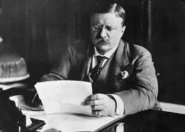 Theodore Roosevelt becomes president