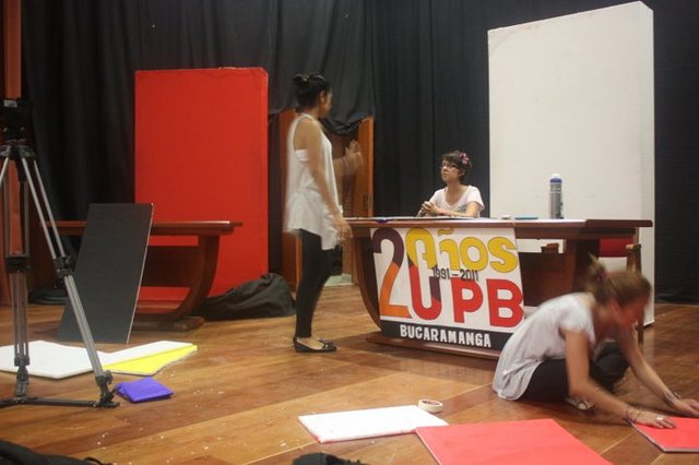 Montaje de escenografía