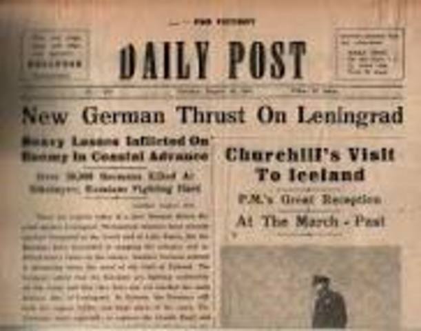First english newspaper
