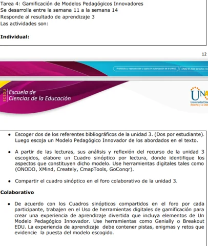 Apertura de la tarea 4