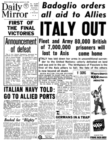German and Italian troops surrender in North Africa