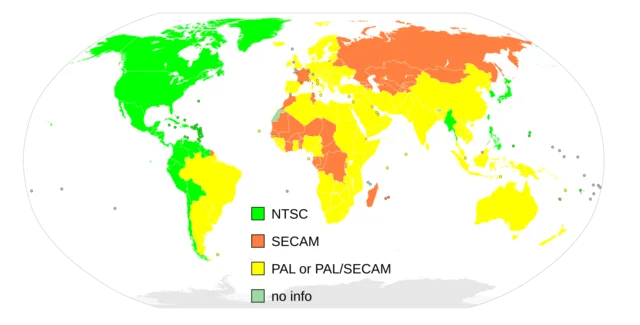 Introducción del PAL y SECAM