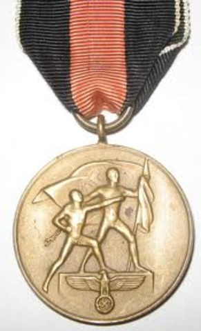 The Sudetenland Commemorative Medal