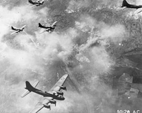 Italy declares war on Germany; Second American air raid on Schweinfurt.
