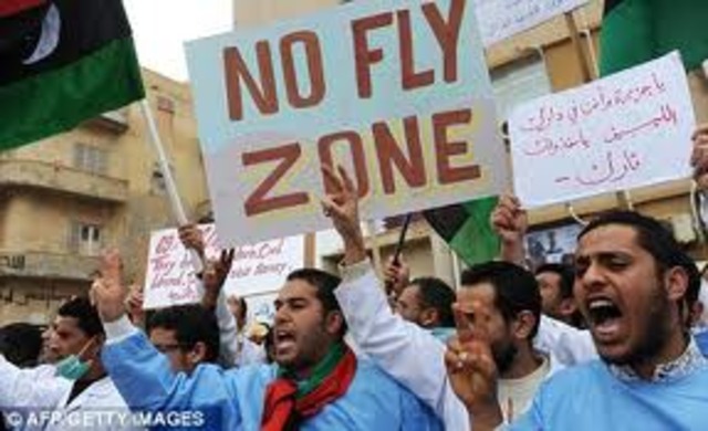 Libyan plane and tanks destroyed by allied jets