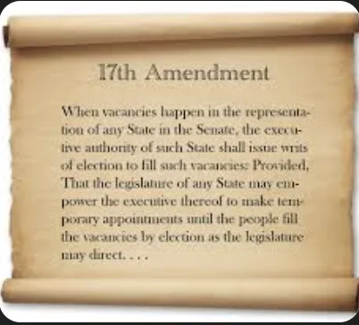 The 17th Amendment is Passed