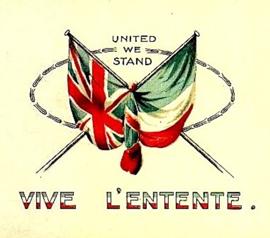 Britian formed entente with France