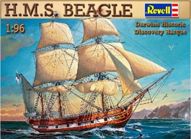Charles Darwin left England aboard The Beagle.
