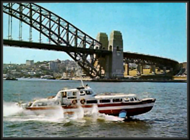 Hydrofoil service in Sydney.