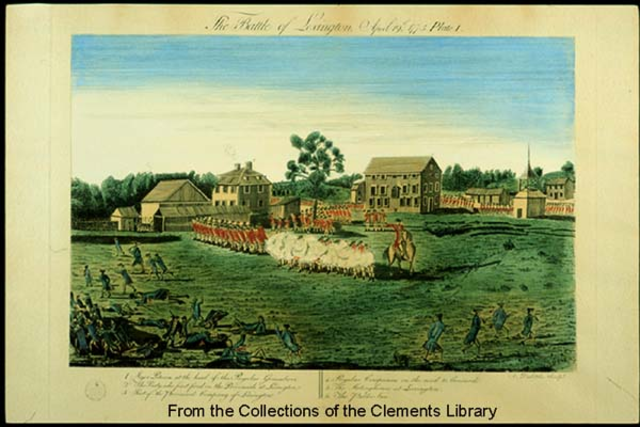 The Battle of Lexington and Concord