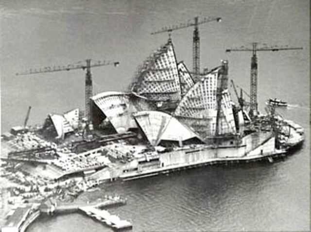 Sydney Opera House construction