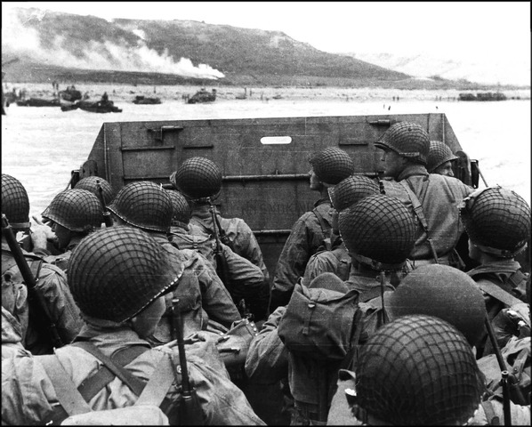 D-Day landings on the northern coast of France.